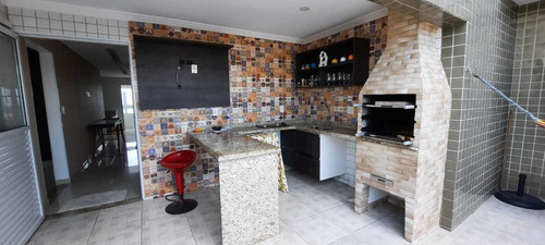 Imagem 4 de 14 de Cobertura Duplex 3 Dormitórios-piscina-150 Mts Mar- Amj188