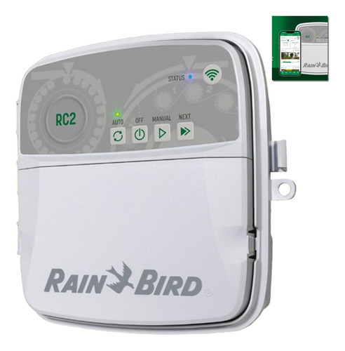 Controlador Wifi Rain Bird Rc2 Irrigação 8 Setores 230v Wifi