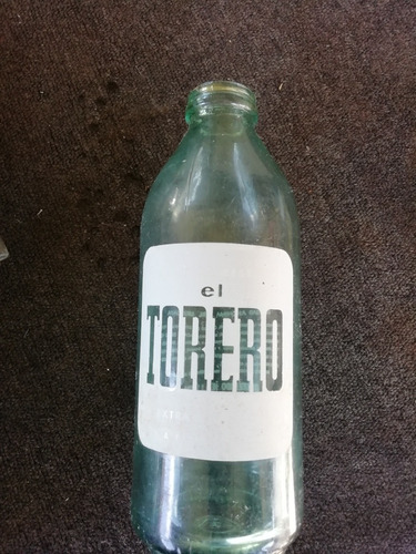 Antigua Botella De Aceite El Torero Comestible 