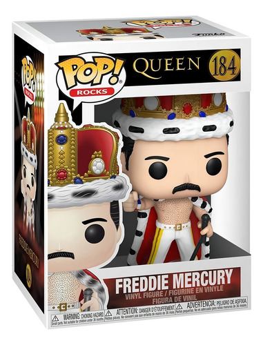 Figura De Acción Freddie Mercury King 50149 Funko Pop! Rocks (Usado)