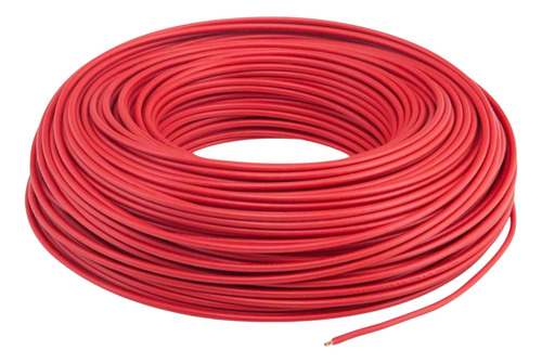 Cable De Cobre Calibre 8 Rojo Thhw-ls 399352 Iusa 100 Mts