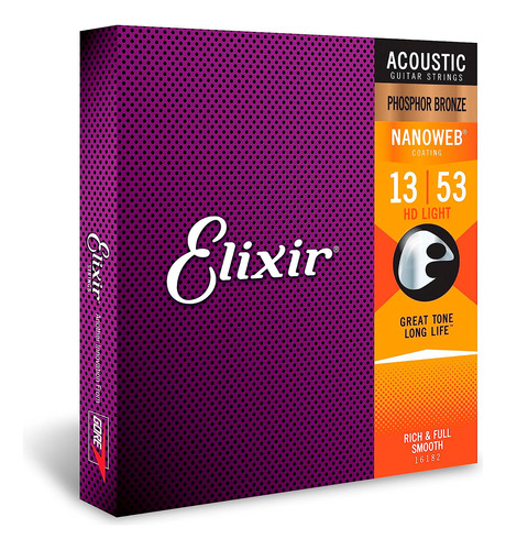 Paquete De 3 Sets De Cuerdas Para Guitarra Acústica Nanoweb