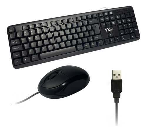 Teclado Mouse Office Simples Usb Pc Notebook Com Nota Fiscal