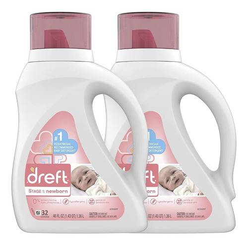 Detergente Para Lavandería De Bebes Dreft