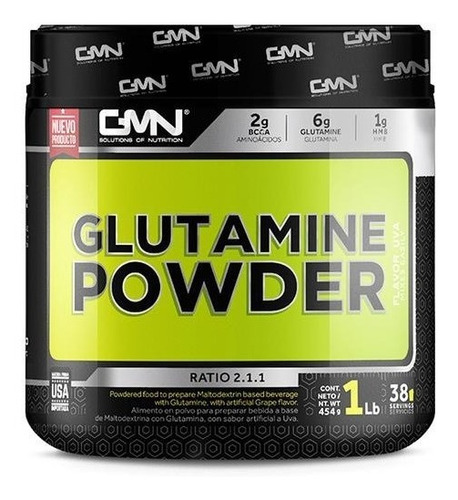 Glutamina 454gr Gmn +bcaa Similar - Unidad a $69900