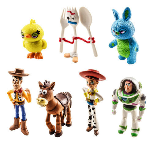 Kd Toys Toy Story Toys - Juego De 7 Figuras De Woody, Buzz .