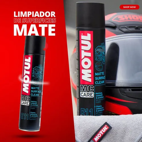 Motul Silicona Mate E11 400 Ml Limpieza De Autos X 2 Und
