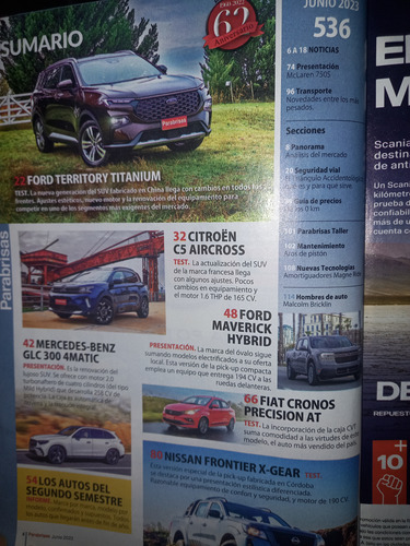 Ford Territory Test, Y Otros En Revista Parabrisas 536
