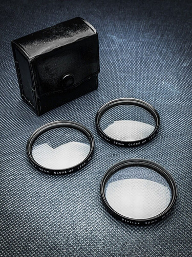 Vivitar 52mm Close Up Lens Set 1,  2 Y 4 En Su Estuche