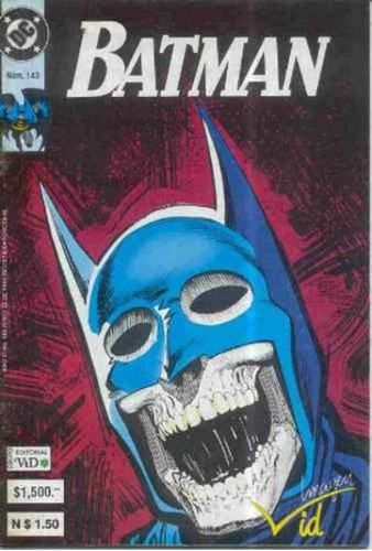 Cómic Batman 143 1993 Dark Knight Vid Historieta Antigüedad 