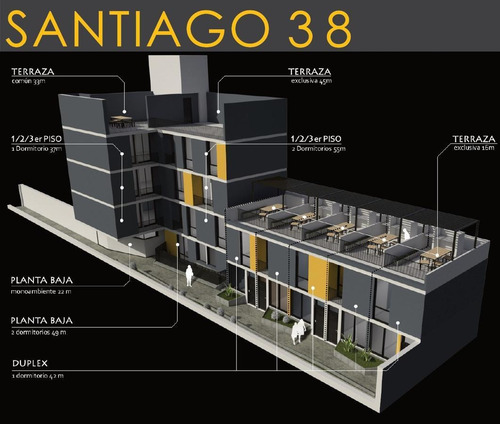 Imagen 14 de 14 de Venta Duplex 1 Dormitorio, Pichincha.