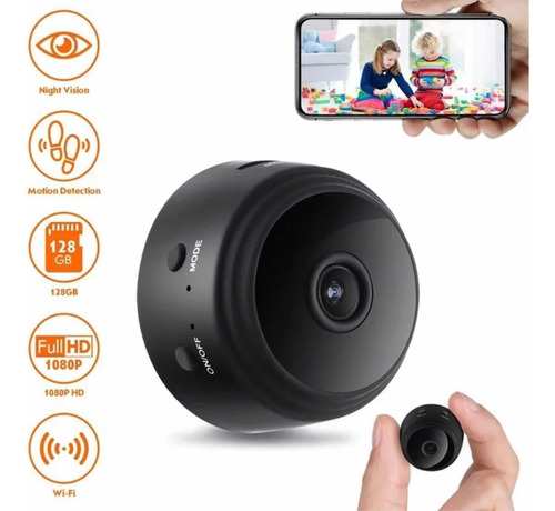 Mini Camara Espia Inalambrica Wifi 1080p