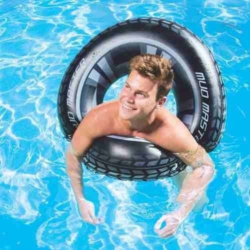 Salvavidas Inflable Flotador Diseño De Rueda Pileta Bestway
