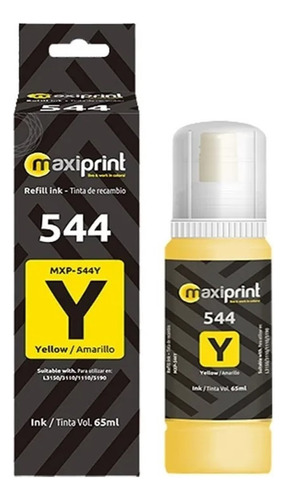 Tinta Maxiprint Compatible Epson 65ml Amarillo 544