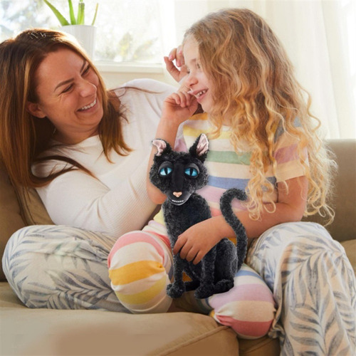 Almofada Periférica Animada Com Forma De Gato E Boneca