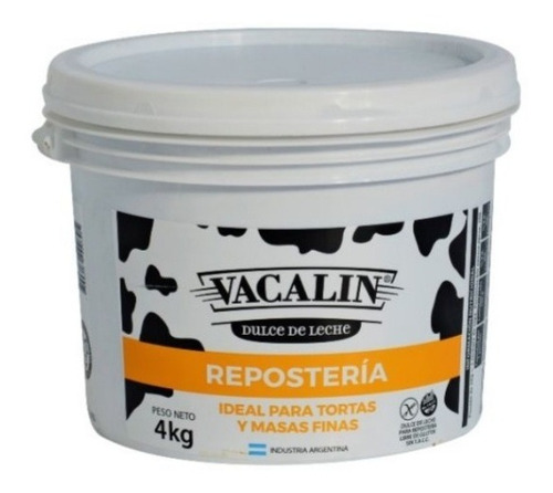 Dulce De Leche Repostero Vacalin Precio X Kg Minimo 10 Kg