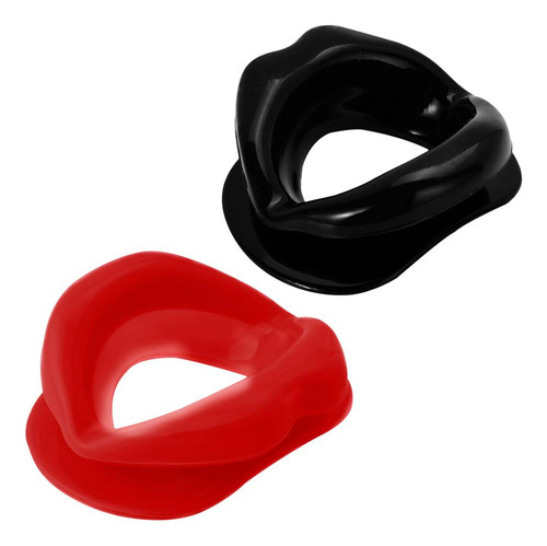 2x Silicone Face Lift Mais Magro Labial Trainer Músculo