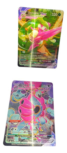 10 Tarjetas Pokemon 3d Plastificadas Con Efecto Reticular 