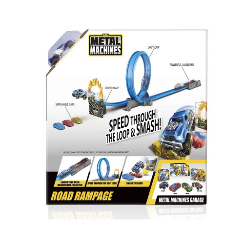 Pista Loop Con Lanzador Y Camioneta 4x4 Compatible Hw Color Unico
