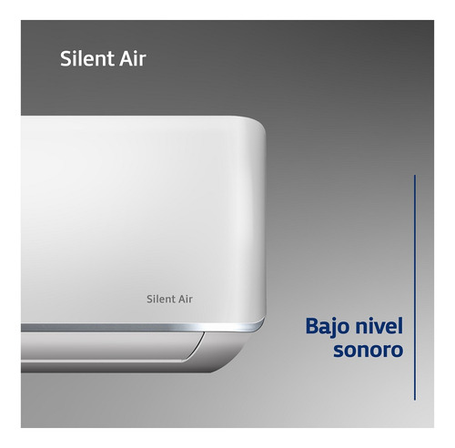 Aire Acondicionado Bgh Silent Split Frío Calor 2600w 220v Blanco