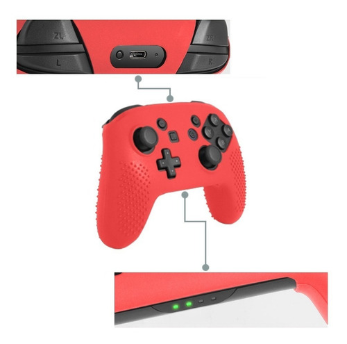 Imagen 6 de 7 de Protector Silicón Switch Pro Controller + Thumbs De Regalo | Envio Gratis | Control Palanca Grips Funda Cubierta