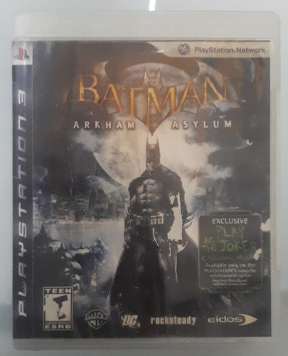 Batman Arkham Asylum Para Ps3 (Usado)