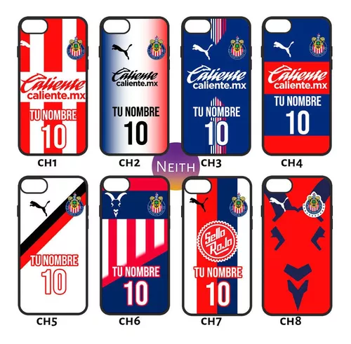 Funda Personalizada Chivas Del Guadalajara Redmi Poco Oppo