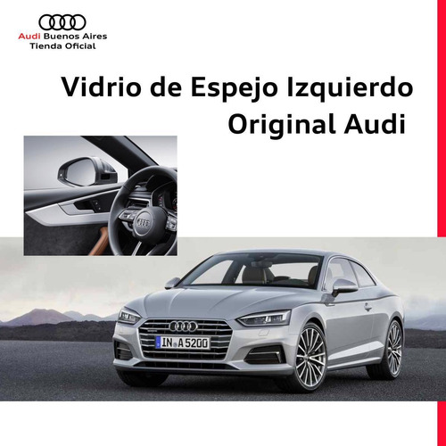 Imagen 5 de 8 de Vidrio De Espejo Izquierdo Audi A4 2011 Al 2015