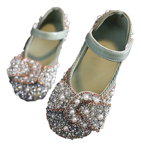 Zapatos De Princesa Niñas Brillantes Fiesta Mary Jane Boda