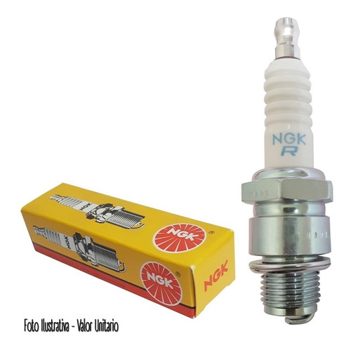 Imagem 1 de 2 de Vela De Ignição Ngk Evinrude Motor De Popa 15hp 77 À 92