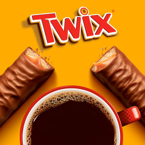 Twix Barra De Chocolate Leche Y Galleta Fun Size 93g X 6un.