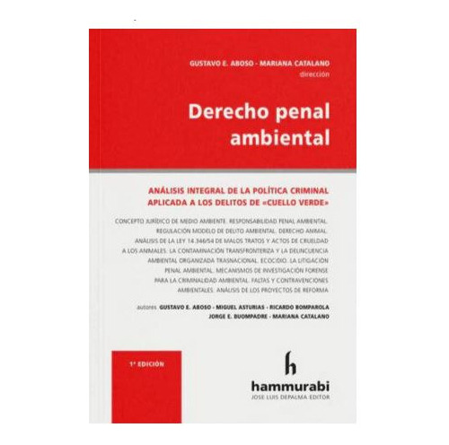 Derecho Penal Ambiental Aboso