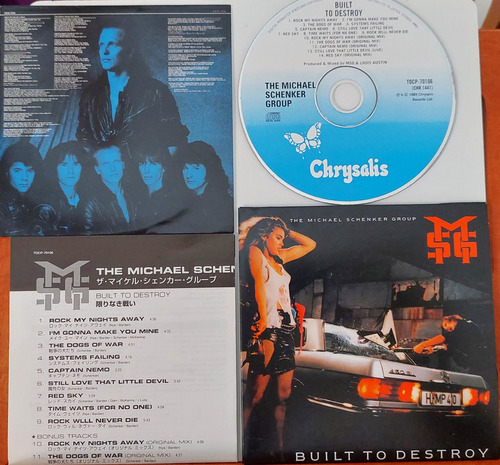 The Michael Schenker Group  Built To Destroy  Cd B Tracks 