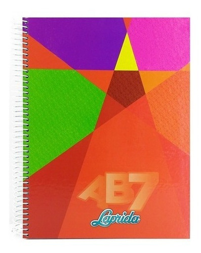 Cuaderno Ab7 Espiralado 21x27 Cm 60 Hj Cuadriculado Laprida