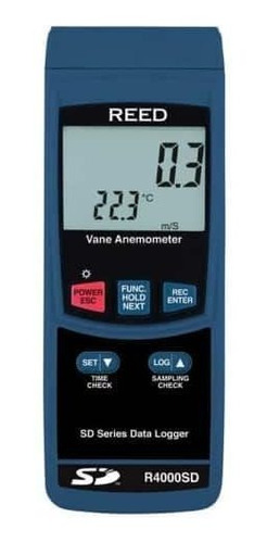 Reed Instruments Data Logging Vane Anemometer R4000sd