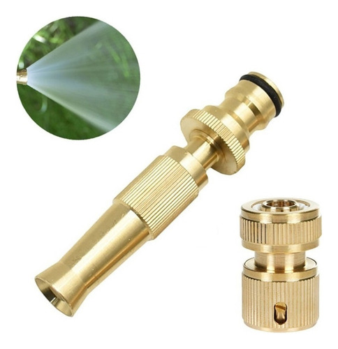 Conector Pistola Agua Pulverización Directa De Cobre Puro A