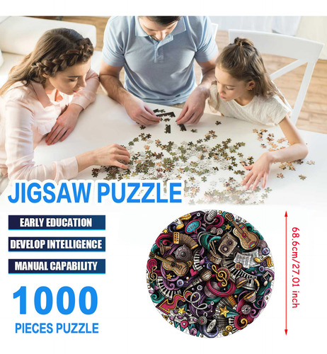 N Adults Puzzles 1000 Piece Large Puzzle Game Interesting To