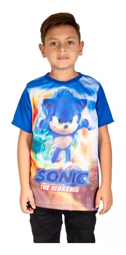 Fantasia Sonic (camiseta Infantil)
