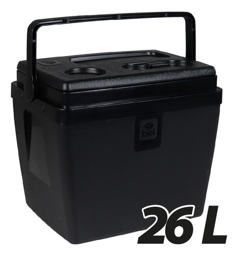 Caixa Térmica Cooler Bel 26 Litros - Preta Cor Preto