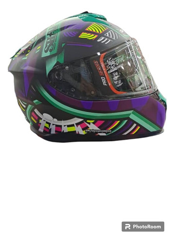 Casco Integral Pro-serie Shaft Vitral Turquesa