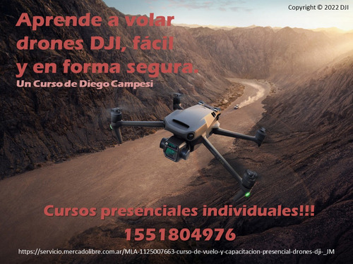 Imagen 9 de 10 de Curso Capacitac Vuelo Drones Dji - Presenciales/individuales