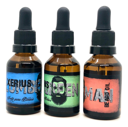 Aceites Para Barba 30 Ml.  3 Aromas A Elección