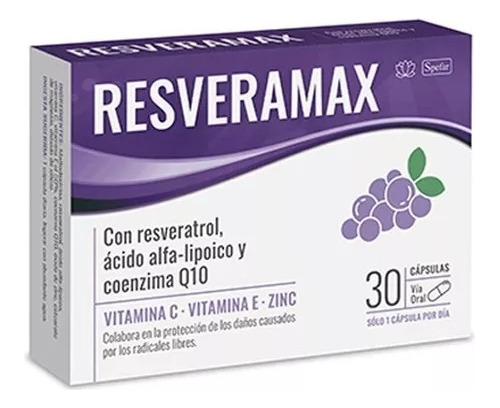 Resveramax® X 30 | Resveratrol + Coenzima Q10 + Vitaminas