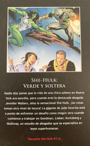 Comic Marvel: She-hulk - Verde Y Soltera. Colección Salvat. (Usado)