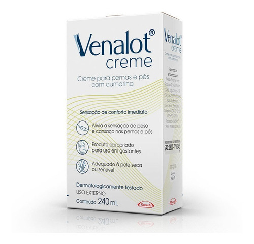 Kit 2 Venalot Creme Para As Pernas 2x 240ml