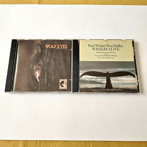 2 Cds - Paul Winter - Wolf Eyes/whales Alive