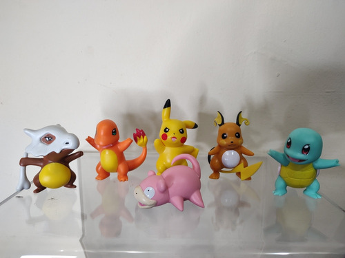 Pokémon Set 6 Figuras Colección Pikachu Charmander Raichu