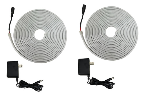 Paquete De 2 Tiras De Led Neon Flex Blanco Frio 5 Metros