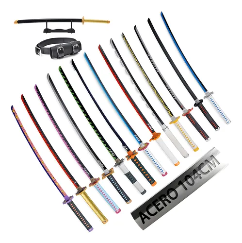 comprar Katanas Demon Slayer 104 Cm Acero Kimetsu No Yaiba Anime
