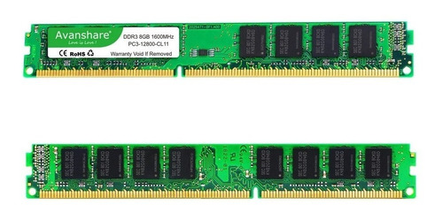 Memoria Ram 8gb Ddr3 Pc3 1600mhz Desktop